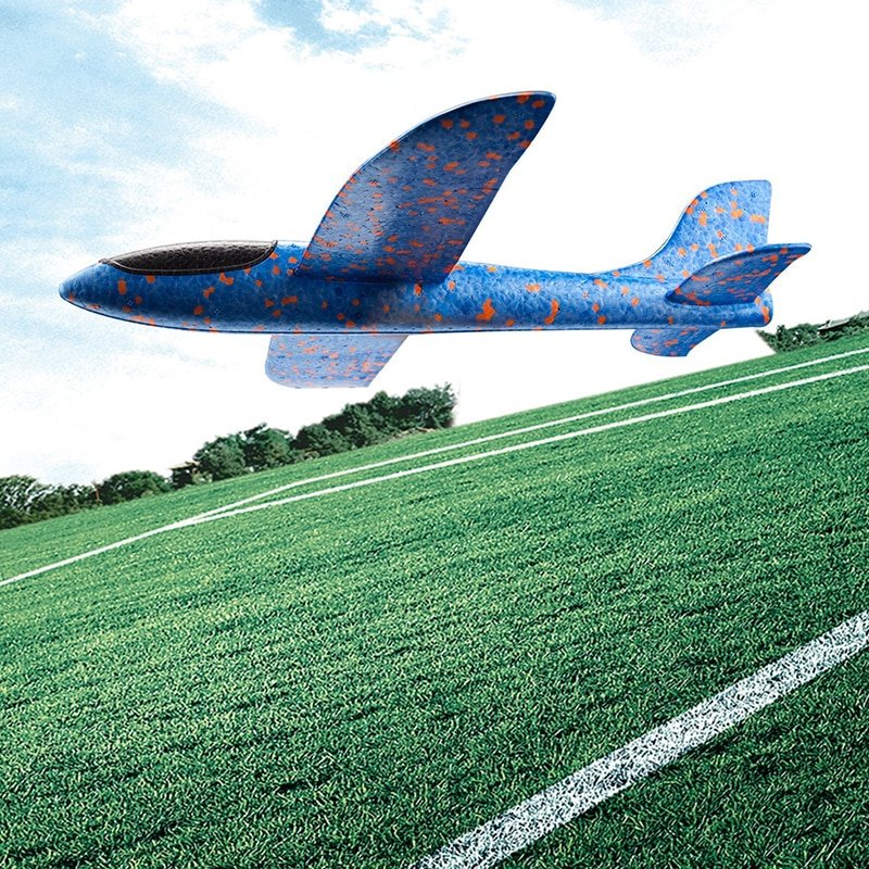 Outdoor Flying Bright Airplane
