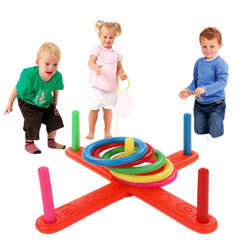 Hoop Ring Toss for Outdoor Playing