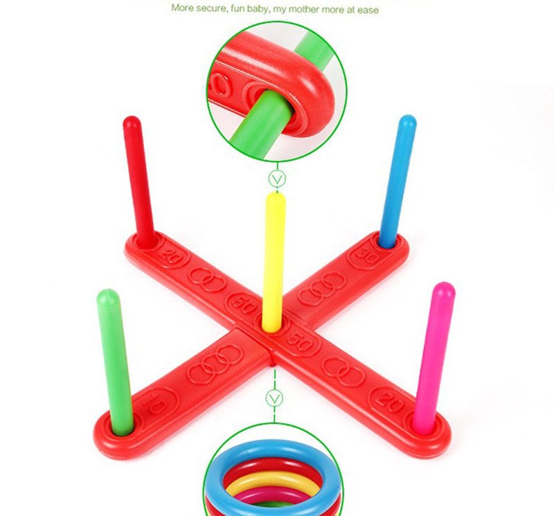 Hoop Ring Toss for Outdoor Playing