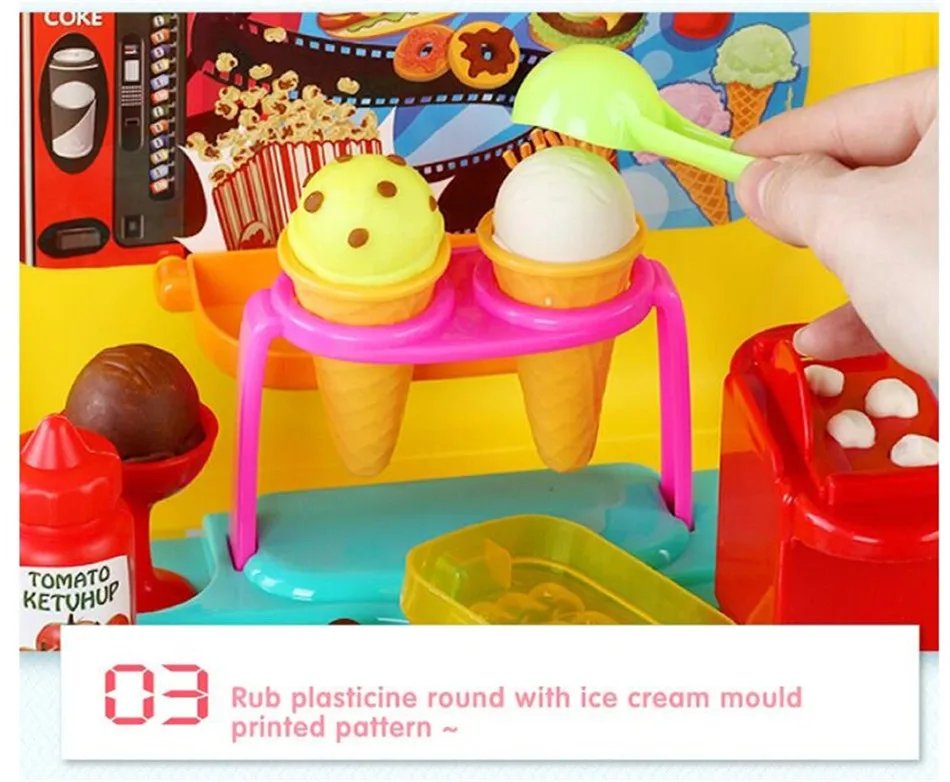 Polymer Clay Modeling Toys With Delicious Smell