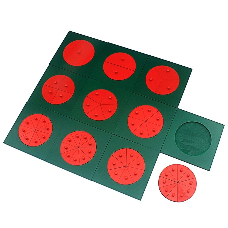 Children's Montessori Wooden Counting Circle Board