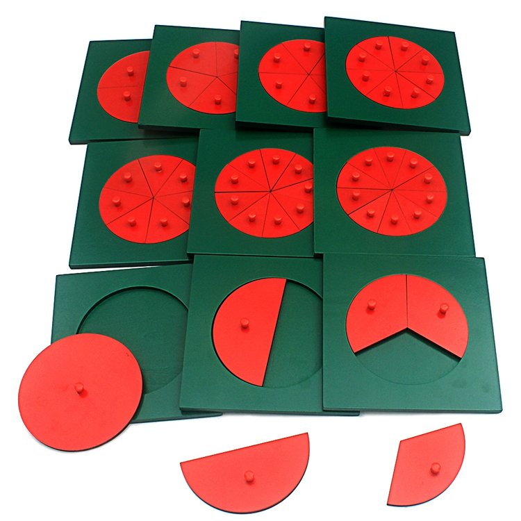 Children's Montessori Wooden Counting Circle Board