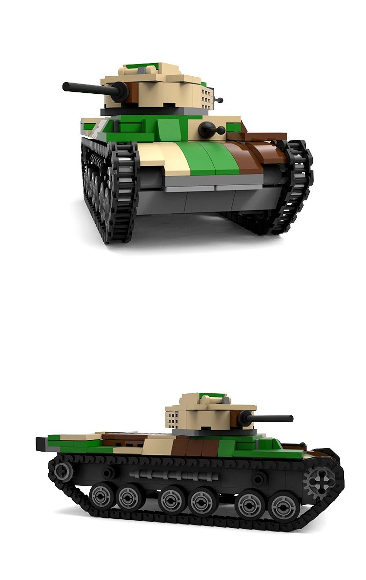 Japan Type 97 Medium Tank Building Blocks Kit