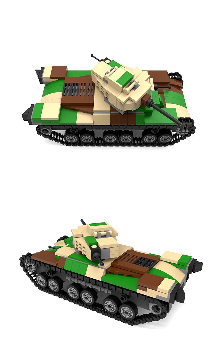 Japan Type 97 Medium Tank Building Blocks Kit