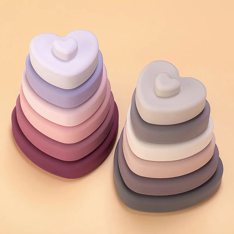 Baby's 2 in 1 Teether and Building Blocks Toy