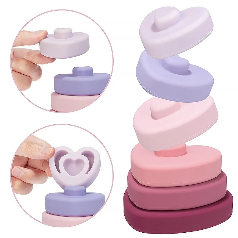 Baby's 2 in 1 Teether and Building Blocks Toy