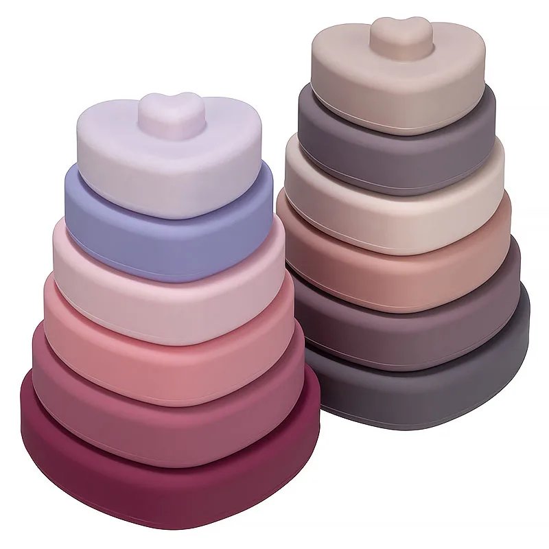 Baby's 2 in 1 Teether and Building Blocks Toy