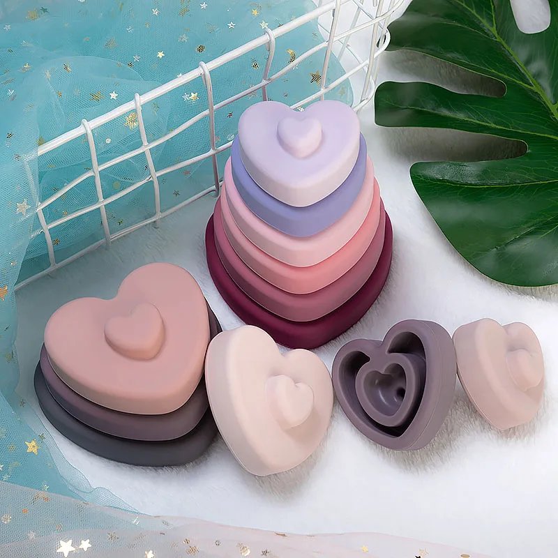 Baby's 2 in 1 Teether and Building Blocks Toy
