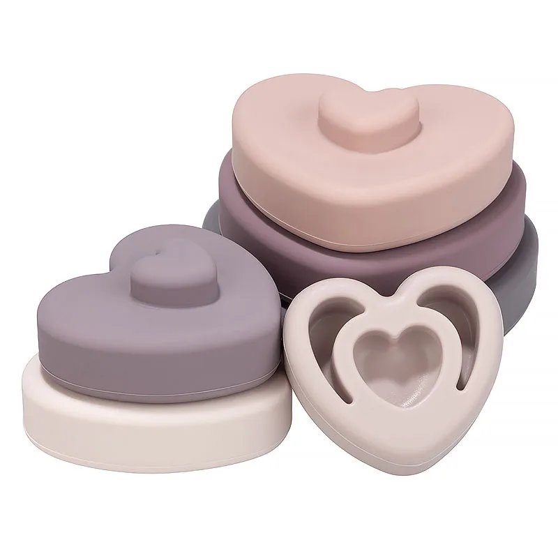 Baby's 2 in 1 Teether and Building Blocks Toy